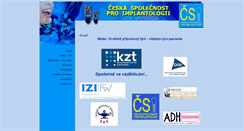 Desktop Screenshot of implantologiecsi.cz